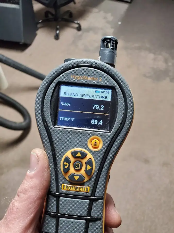 Moisture meter humidity assessment for Mold Remediation & Removal in Champaign